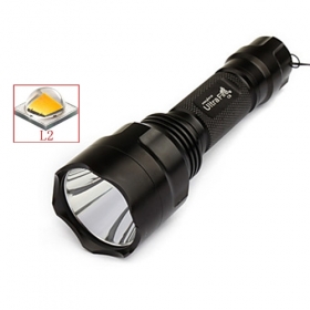 UltraFire C8 5-Mode Cree XM-L2 LED 2000Lumens Flashlight Torch for 1x18650