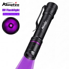 Alonefire P65 Mini Portable Led UV Flashlight 365nm 3W Ultraviolet Light Inspection Lamp Pet Urine Stain Bugs bed Scorpions Money Amber Detector