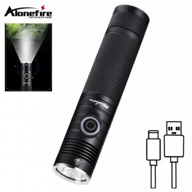 Alonefire X87 2000LM Ultra Bright 21700 Led Flashlight SST40 5V/2A Portable Rechargeable USB Torch Fishing Hunting